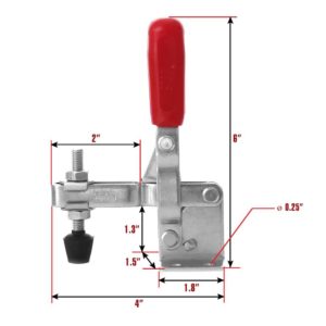 101D Vertical Toggle Clamps 400LB Steel Quick Release Hand Tool