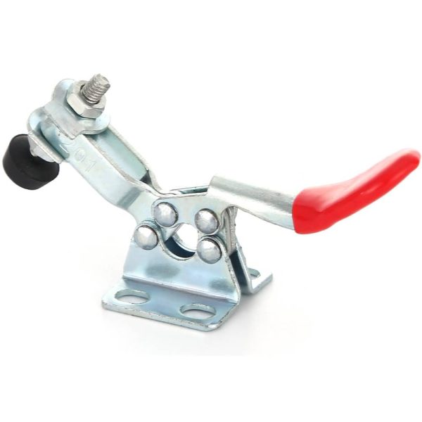 2piece 45Kg Capacity Toggle Clamp Antislip Horizontal Clamp Quick Release Tool 