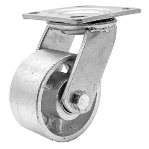 4 Inch Vintage Grey Iron Swivel Wheel No Brake