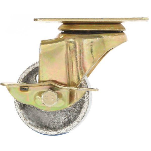 2 Inch All Gold Metal Swivel Wheel With Brake